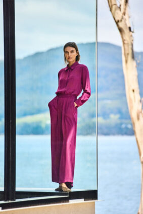 Mela Purdie Pace Pant Mulberry