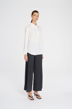 Mela Purdie Peak Zip Blouse White