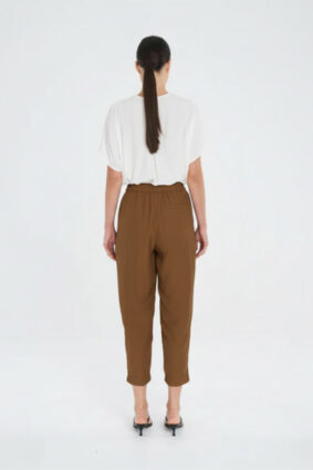 Mela Purdie Soft Zip Pant Tannin