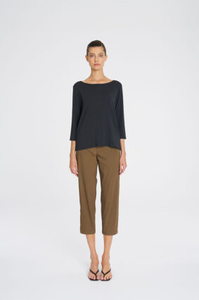Mela Purdie Tapered Flat Pant Tannin