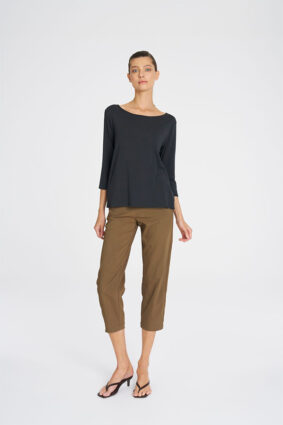 Mela Purdie Tapered Flat Pant Tannin