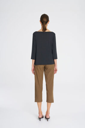 Mela Purdie Tapered Flat Pant Tannin