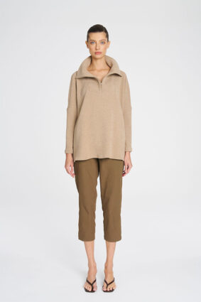 Mela Purdie Tube Zip Sweater Almondine