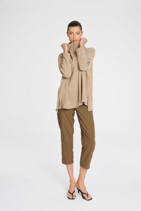 Mela Purdie Tube Zip Sweater Almondine