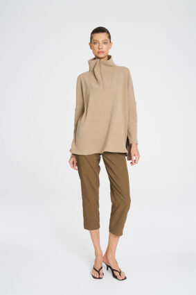 Mela Purdie Tube Zip Sweater Almondine