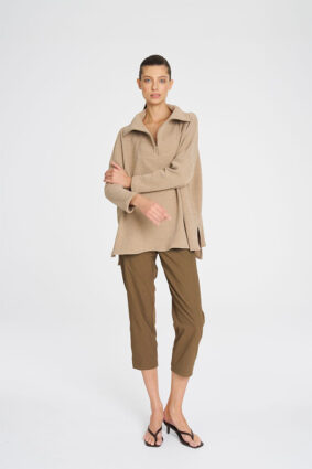 Mela Purdie Tube Zip Sweater Almondine