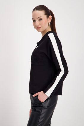 Monari Contrast Stripes Black