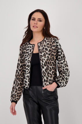 Monari Jacket Cardigan Leo Black