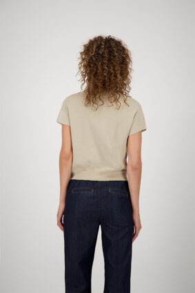 Monari Jacket Knitted Vest Lurex Cinnamon