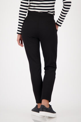 Monari Pants Basic Rib Black