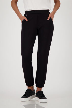 Monari Pants Jewelry Detail Black