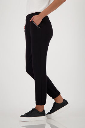 Monari Pants Jewelry Detail Black