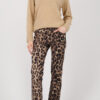 Monari Pants Leo Allover Slip On Cinnamon PTN