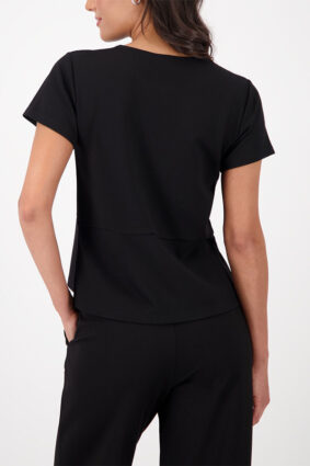 Monari Sweat + Buttons Black