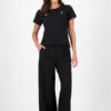 Monari Sweat + Buttons Black