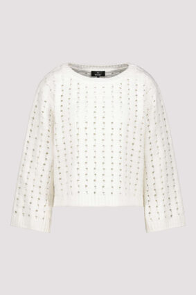 Monari Sweater Structure Off White