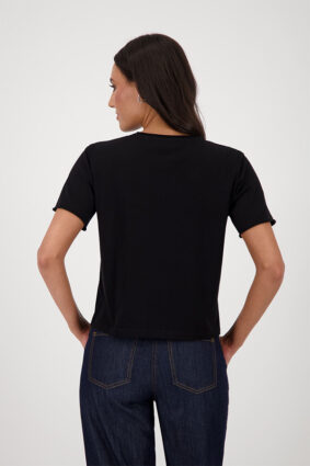 Monari T-Shirt Jewelry Eagle Black