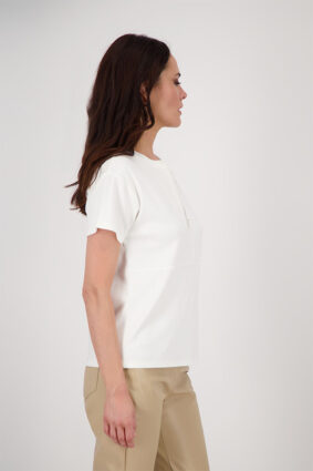 Monari Zipper Off White