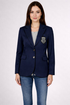 Mos Mosh Marjurie Piet Blazer Mrtm Blue