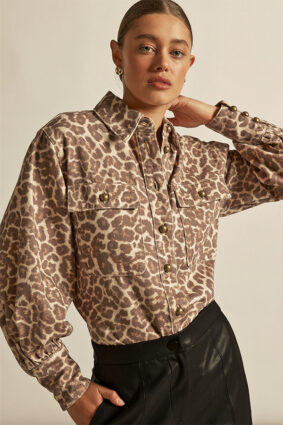 Zoe Kratzmann Crest Top Ocelot