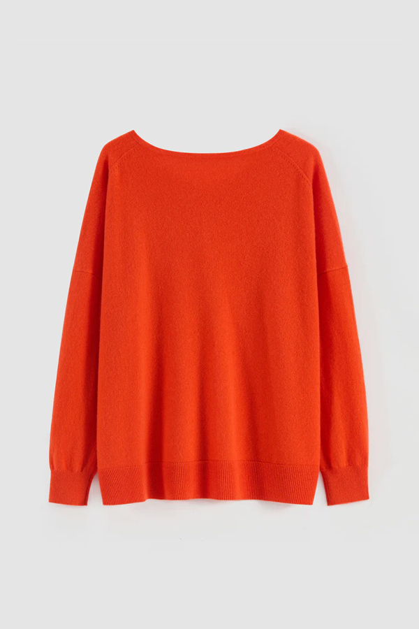 Aleger Cashmere Blend Classic V Fire