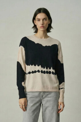 Aleger Tulip Sleeve Paint Top Paint