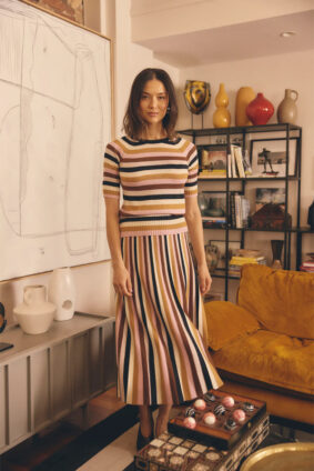 Alessandra Avenue Skirt Nutmeg