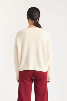 Alessandra Estelle Sweater Cloud Dancer