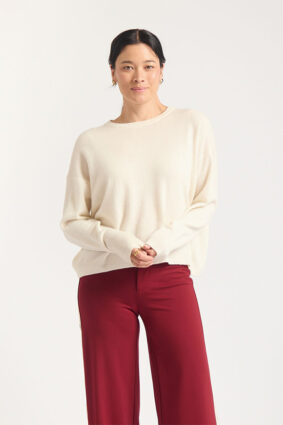 Alessandra Estelle Sweater Cloud Dancer