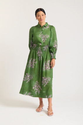 Alessandra Sylvie Skirt Maple Print