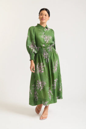 Alessandra Sylvie Skirt Maple Print