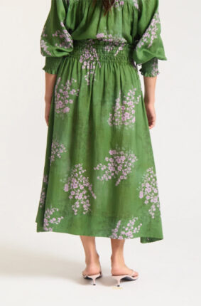 Alessandra Sylvie Skirt Maple Print