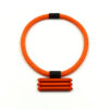 Christina Brampti Triple Allum Ladder Necklace Orange