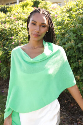 Esperance & Co Cashmere Toppers Kelly