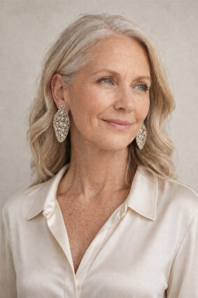 Hara Karamichali Avra Earring SilverPearl