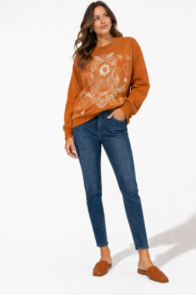 Johnny Was Sweatshirt Krysallis Pumpkin Spice