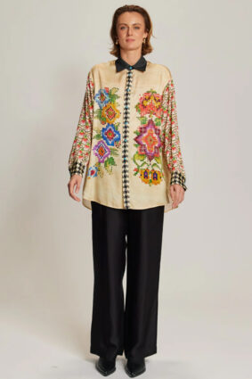 ME369 Ella Boyfriend Shirt Jeans Lycra