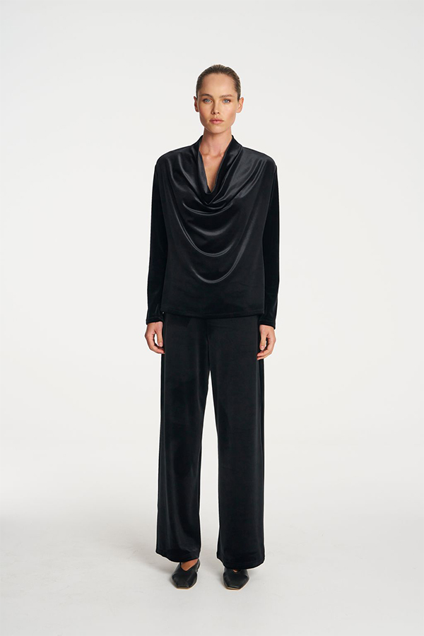 Mela Purdie Palazzo Pant Black