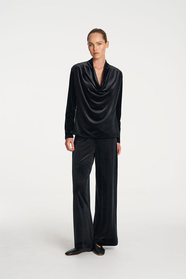 Mela Purdie Palazzo Pant Black