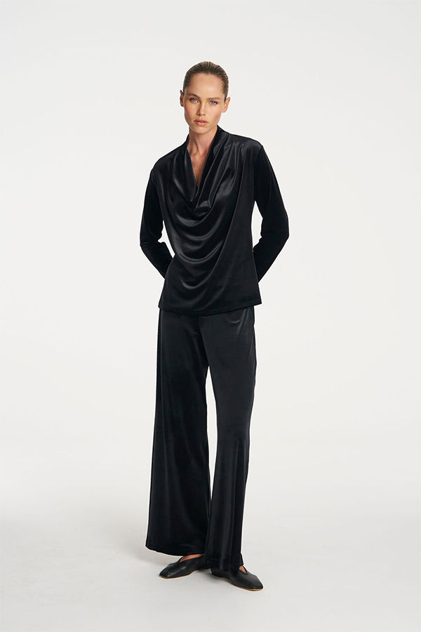 Mela Purdie Palazzo Pant Black