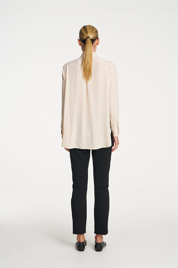 Mela Purdie Swish Tab Shirt Vanilla