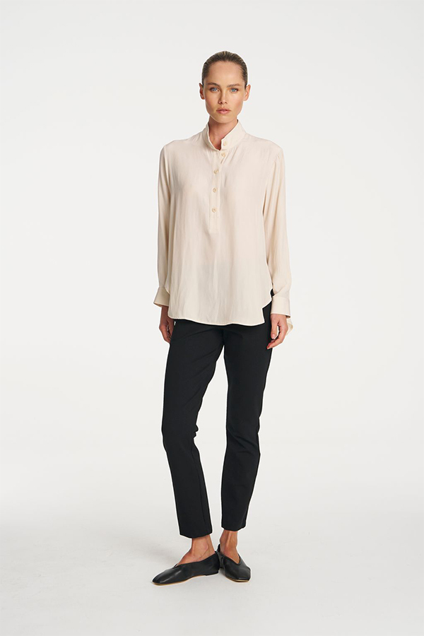 Mela Purdie Swish Tab Shirt Vanilla