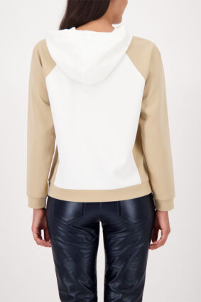 Moanri Color Block Top Off White