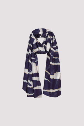 Monari Scarf Zebra Allover Night Sky PTN