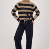 Monari Sweater Striped Night Sky