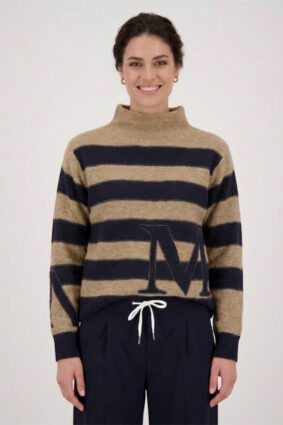 Monari Sweater Striped Night Sky