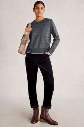 White Stuff Katie Sparkle Jumper Dark Navy