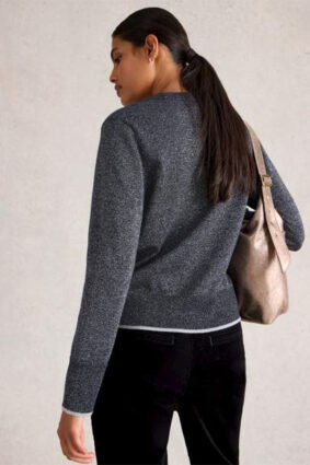 White Stuff Katie Sparkle Jumper Dark Navy