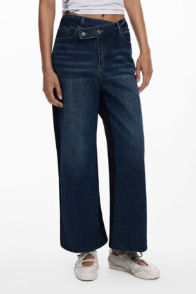 Desigual Denim Trousers Jean Denim Dark Blue