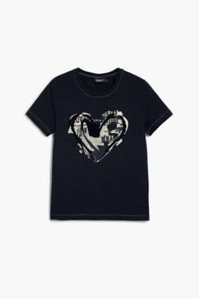 Desigual Fitted T-Shirt Negro